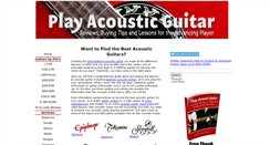 Desktop Screenshot of play-acoustic-guitar.com
